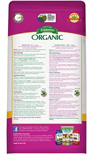 Espoma Berry Tone Plant Food, 4-3-4, 4-Lbs.