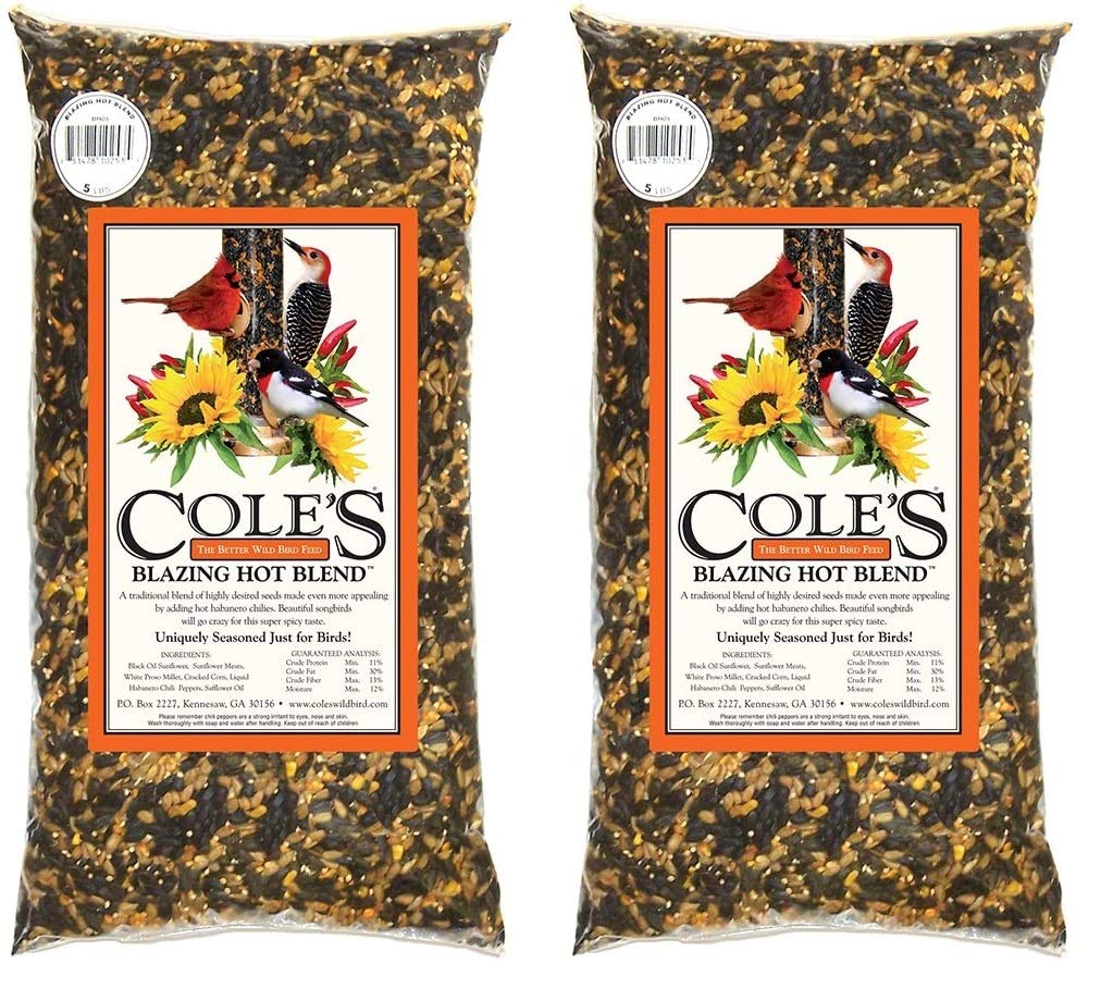 Cole's BH10 Blazing Hot Blend Bird Seed, 10-Pound (Тwo Рack)