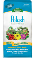 Espoma Potash 0-0-60 Potassium Fertilizer. Use for All Plants requiring Potash Supplement Including Trees, Shrubs, Vegetables and Flowers. Granular for Easy Application. 6 lb. Bag