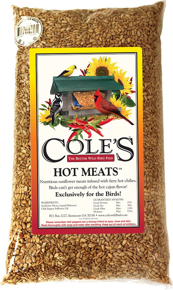 Cole's Hot Meats Assorted Species Wild Bird Food Sunflower Meats 5 lb.